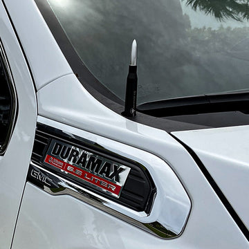 ALPHA DEFENSE BULLET ANTENNA - SILVER